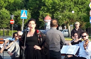 Hiszpańska orkiestra kameralna wystąpiła na placu Legionów w Wieluniu